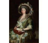 ARToPHIIU Famous Painting Picture Art Print Artwork Picture Portrait of Dona Manuela Camas the Wife of Cean Bermudez Peinture by Francisco De Goya Poster Painting Art for Home Decor 60x90cm