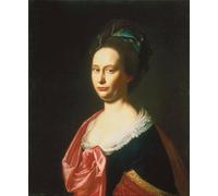 ARToPHIIU Famous Painting Picture Art Print Artwork Picture Portrait of Mrs Jabez Bowen by Singleton Copley Poster Painting Art for Home Decor 60x90cm