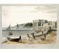 ARToPHIIU Famous Painting Picture Art Print Artwork Picture Southend From a Around Great Britain Undertaken Between the Years by William Daniell Poster Painting Art for Home Decor 60x90cm