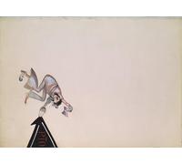 ARToPHIIU Famous Painting Picture Art Print Artwork Picture Stage Design for the Operetta Girofle-giroflia by Georgi Bogdanovich Yakulov Poster Painting Art for Home Decor 60x90cm