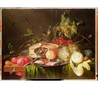 ARToPHIIU Famous Painting Picture Art Print Artwork Picture Still Life of Fruit by Jan Davidsz De Heem Poster Painting Art for Home Decor 60x90cm