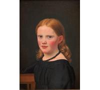 ARToPHIIU Famous Painting Picture Art Print Artwork Picture the Artist's Daughter Emilie by C W Eckersberg Poster Painting Art for Home Decor 60x90cm