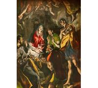 ARToPHIIU Famous Painting Picture Art Print Artwork Picture the Baptism of Christ by El Greco Poster Painting Art for Home Decor 60x90cm
