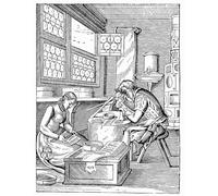 ARToPHIIU Famous Painting Picture Art Print Artwork Picture the Clasp Maker's Workshop by Jost Amman Poster Painting Art for Home Decor 60x90cm