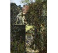 ARToPHIIU Famous Painting Picture Art Print Artwork Picture the Garden At Alma-tadema's House by Edith Corbet Poster Painting Art for Home Decor 60x90cm