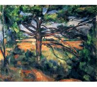 ARToPHIIU Famous Painting Picture Art Print Artwork Picture the Large Pine by Paul Cézanne Poster Painting Art for Home Decor 60x90cm