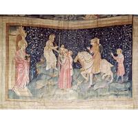 ARToPHIIU Famous Painting Picture Art Print Artwork Picture the Number of the Beast No of the Apocalypse of Angers by Nicolas Bataille Poster Painting Art for Home Decor 60x90cm