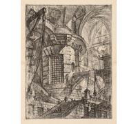 ARToPHIIU Famous Painting Picture Art Print Artwork Picture the Prisons a Vaulted Building with a Central Column with Barred Window by Battista Piranesi Poster Painting Art for Home Decor 60x90cm