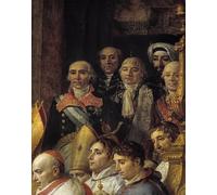 ARToPHIIU Famous Painting Picture Art Print Artwork Picture the Rite of Napoleon Detail Representing the Ambassadors by Jacques Louis David Poster Painting Art for Home Decor 60x90cm