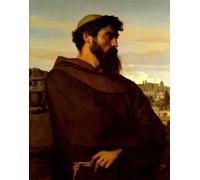 ARToPHIIU Famous Painting Picture Art Print Artwork Picture the Roman Monk by Alexandre Cabanel Poster Painting Art for Home Decor 60x90cm