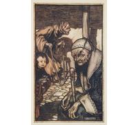 ARToPHIIU Famous Painting Picture Art Print Artwork Picture the Struldrugs by Arthur Rackham Poster Painting Art for Home Decor 60x90cm
