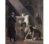ARToPHIIU Famous Painting Picture Art Print Artwork Picture Vivant Denon Replacing the Bones of Le Cid in His Tomb by Evariste Poster Painting Art for Home Decor 60x90cm