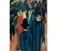 ARToPHIIU Famous Painting Picture Art Print Artwork Picture Woman in Front of the Mirror by Ernst Ludwig Kirchner Poster Painting Art for Home Decor 60x90cm