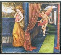 ARToPHIIU Famous Painting Picture Art Print Canvas Prints Art Cupid and Psyche by Roddam Spencer Stanhope Oil Painting Artwork for Home Decor 60x90cm