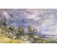 ARToPHIIU Famous Painting Picture Art Print Canvas Prints Art Hampstead Heath From Near Well Walk by John Constable Oil Painting Artwork for Home Decor 60x90cm