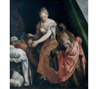 ARToPHIIU Famous Painting Picture Art Print Canvas Prints Art Judith with the Head of Holofernes by Paolo Veronese Oil Painting Artwork for Home Decor 60x90cm