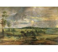 ARToPHIIU Famous Painting Picture Art Print Canvas Prints Art Landscape in Flanders by Peter Paul Rubens Oil Painting Artwork for Home Decor 60x90cm