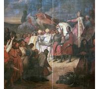 ARToPHIIU Famous Painting Picture Art Print Canvas Prints Art Painting of Charlemagne by Ary Scheffer Oil Painting Artwork for Home Decor 60x90cm