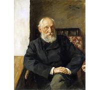 ARToPHIIU Famous Painting Picture Art Print Canvas Prints Art Portrait of N P Panafidina by Isaac Levitan Oil Painting Artwork for Home Decor 60x90cm