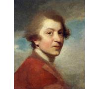 ARToPHIIU Famous Painting Picture Art Print Canvas Prints Art Portrait of the Artist Head and Shoulders in a Red Gown of a Doctor of Laws by Joshua Reynolds Oil Painting Artwork for Home Decor 60x90cm