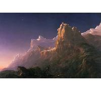 ARToPHIIU Famous Painting Picture Art Print Canvas Prints Art Prometheus Bound by Thomas Cole Oil Painting Artwork for Home Decor 60x90cm