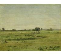 ARToPHIIU Famous Painting Picture Art Print Canvas Prints Art the Plain of Chailly by Theodore Rousseau Oil Painting Artwork for Home Decor 60x90cm