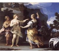 ARToPHIIU Famous Painting Picture Art Print Canvas Prints Art Venus Punishing Psyche with a Task by Luca Oil Painting Artwork for Home Decor 60x90cm