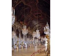 ARToPHIIU Famous Painting Picture Art Print Canvas Prints Art View of the Galerie Des Glaces in Versailles Restored by Jules Hardouin Mansart Oil Painting Artwork for Home Decor 60x90cm