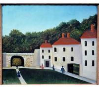 ARToPHIIU Famous Painting Picture Art Print Canvas Prints Art Walkers in a Park by Henri J F Rousseau Oil Painting Artwork for Home Decor 60x90cm