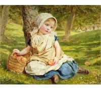 ARToPHIIU Famous Painting Picture Art Print Canvas Prints Art Windfalls by Sophie Gengembre Oil Painting Artwork for Home Decor 60x90cm