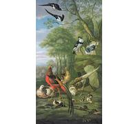 ARToPHIIU Vintage Canvas Painting Print Artwork Poster Print Artwork a Animal Hunt with Spears by Jan Van Der Straet Picture on Canvas for Home Decor 60x90cm