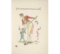 ARToPHIIU Vintage Canvas Painting Print Artwork Poster Print Artwork a Young Man Chained At the Cuffs Cupid Leads Him Along by Walter Crane Picture on Canvas for Home Decor 60x90cm