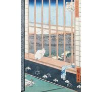 ARToPHIIU Vintage Canvas Painting Print Artwork Poster Print Artwork Asakusa Rice Fields During the Festival of the Cock by Utagawa Hiroshige Picture on Canvas for Home Decor 60x90cm