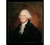 ARToPHIIU Vintage Canvas Painting Print Artwork Poster Print Artwork George Washington by Rembrandt Peale Picture on Canvas for Home Decor 60x90cm