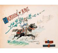 ARToPHIIU Vintage Canvas Painting Print Artwork Poster Print Artwork Illustration Taken From the Book Jeanne D'arc by Paul De Semant Picture on Canvas for Home Decor 60x90cm