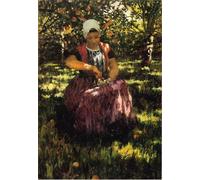 ARToPHIIU Vintage Canvas Painting Print Artwork Poster Print Artwork in the Orchard by George Hitchcock Picture on Canvas for Home Decor 60x90cm