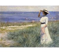 ARToPHIIU Vintage Canvas Painting Print Artwork Poster Print Artwork Looking Out to Sea by Famous Artist Picture on Canvas for Home Decor 60x90cm