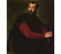 ARToPHIIU Vintage Canvas Painting Print Artwork Poster Print Artwork Portrait of a Gentleman by Paolo Veronese Picture on Canvas for Home Decor 60x90cm