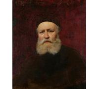 ARToPHIIU Vintage Canvas Painting Print Artwork Poster Print Artwork Portrait of Charles Gounod by Charles Emile Auguste Carolus Duran Picture on Canvas for Home Decor 60x90cm