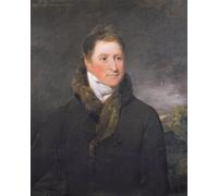 ARToPHIIU Vintage Canvas Painting Print Artwork Poster Print Artwork Portrait of Greswold Lewis of Malvern Hall Warwickshire by John Constable Picture on Canvas for Home Decor 60x90cm