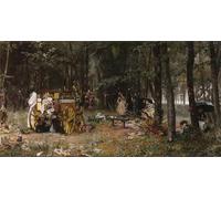 ARToPHIIU Vintage Canvas Painting Print Artwork Poster Print Artwork Taking Over by Pinkney Marcius-simons Picture on Canvas for Home Decor 60x90cm