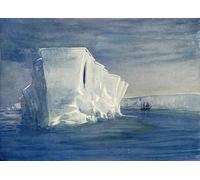 ARToPHIIU Vintage Canvas Painting Print Artwork Poster Print Artwork the Dreadnought by George Marston Picture on Canvas for Home Decor 60x90cm