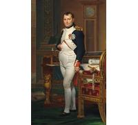 ARToPHIIU Vintage Canvas Painting Print Artwork Poster Print Artwork the Emperor Napoleon in His Study At the Tuileries by Jacques Louis David Picture on Canvas for Home Decor 60x90cm