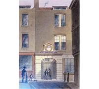 ARToPHIIU Vintage Canvas Painting Print Artwork Poster Print Artwork the Entrance to Bakers'hall by Hosmer Shepherd Picture on Canvas for Home Decor 60x90cm