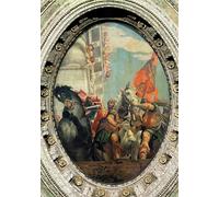 ARToPHIIU Vintage Canvas Painting Print Artwork Poster Print Artwork the of Mordecai by Paolo Veronese Picture on Canvas for Home Decor 60x90cm