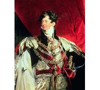 ARToPHIIU Vintage Canvas Painting Print Artwork Poster Print Artwork Theregent Later George Iv in His Garter Robes by Lawrence Picture on Canvas for Home Decor 60x90cm