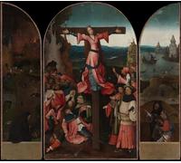 ARToPHIIU Vintage Wall Artwork Paintings Picture Artwork Poster Christs Dispute with the Doctors in the Temple by Hieronymus Boske Art Painting Picture for Home Decor 60x90cm