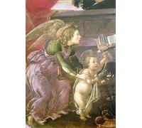 ARToPHIIU Vintage Wall Artwork Paintings Picture Artwork Poster Detail from the lady del padiglione by Sandro Botticelli Art Painting Picture for Home Decor 60x90cm