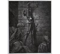 ARToPHIIU Vintage Wall Artwork Paintings Picture Artwork Poster Don Quixote Trapped by the Innkeeper's Daughter by Gustave Dore Art Painting Picture for Home Decor 60x90cm
