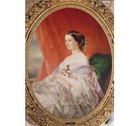 ARToPHIIU Vintage Wall Artwork Paintings Picture Artwork Poster Empress Eugenie After a Portrait by Jean Baptiste Ange Tissier Art Painting Picture for Home Decor 60x90cm